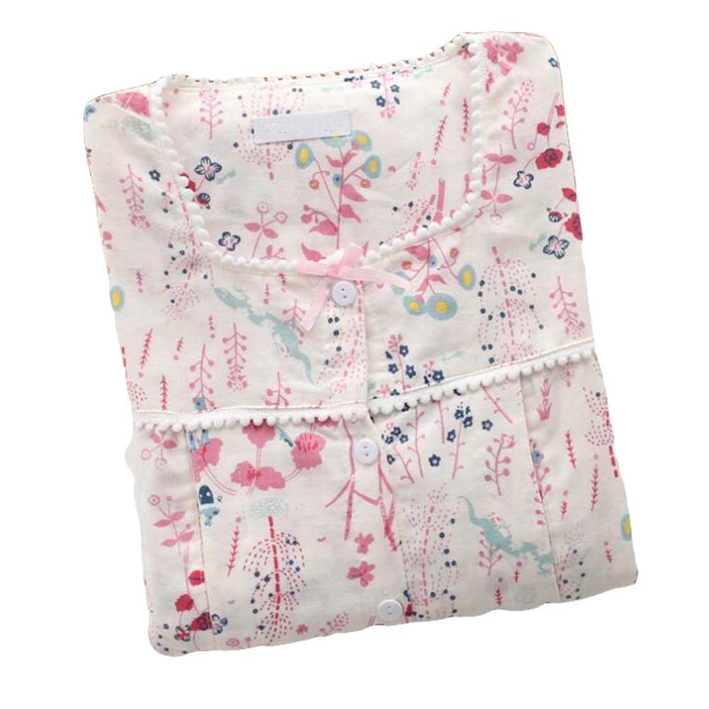 [Flower] Cotton Maternity Pajamas Set Nightwear Breastfeeding Pajamas