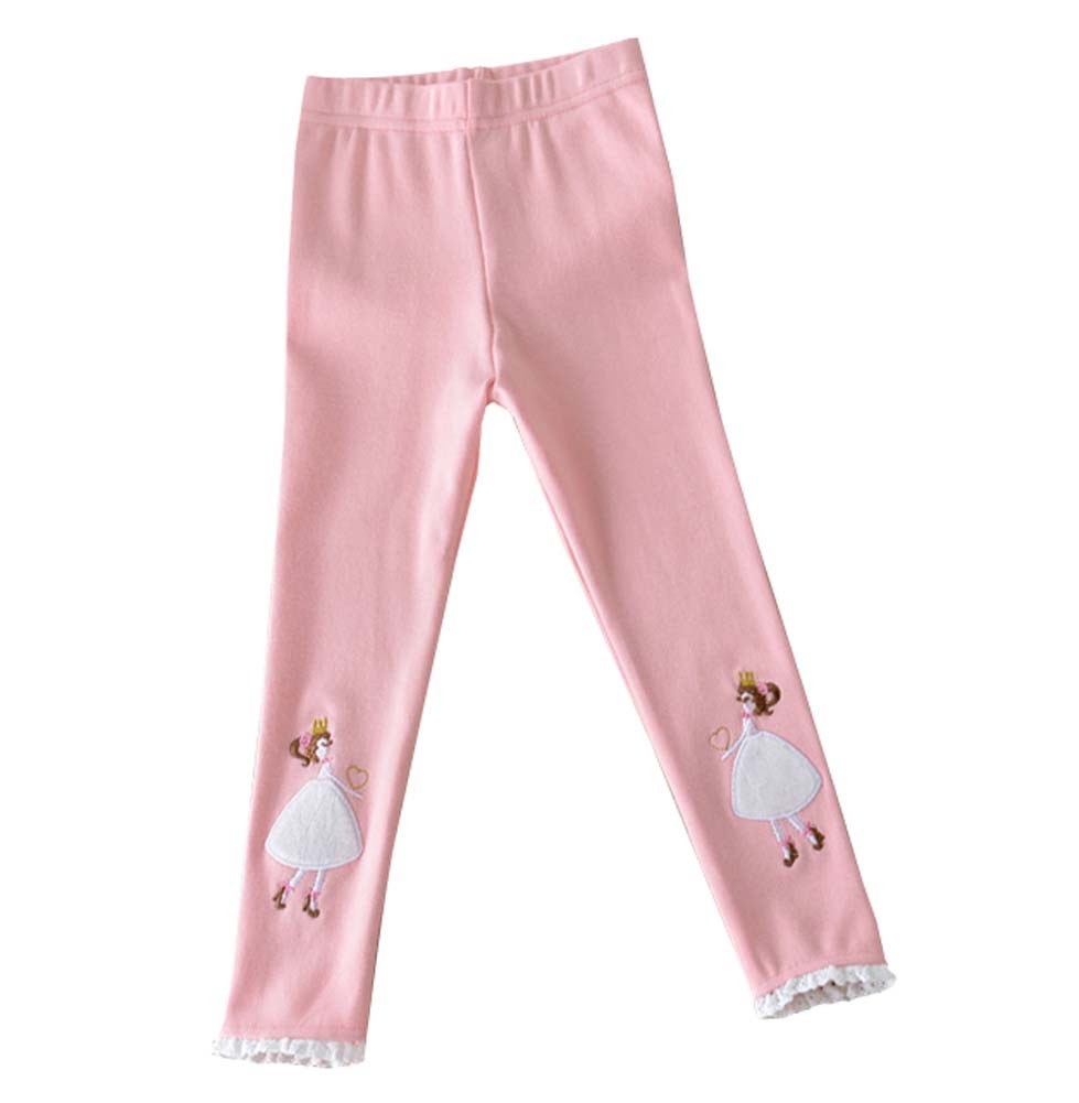 Cotton Spring Autumn Leggings Pants for Girls PINK, Height 100cm/39"