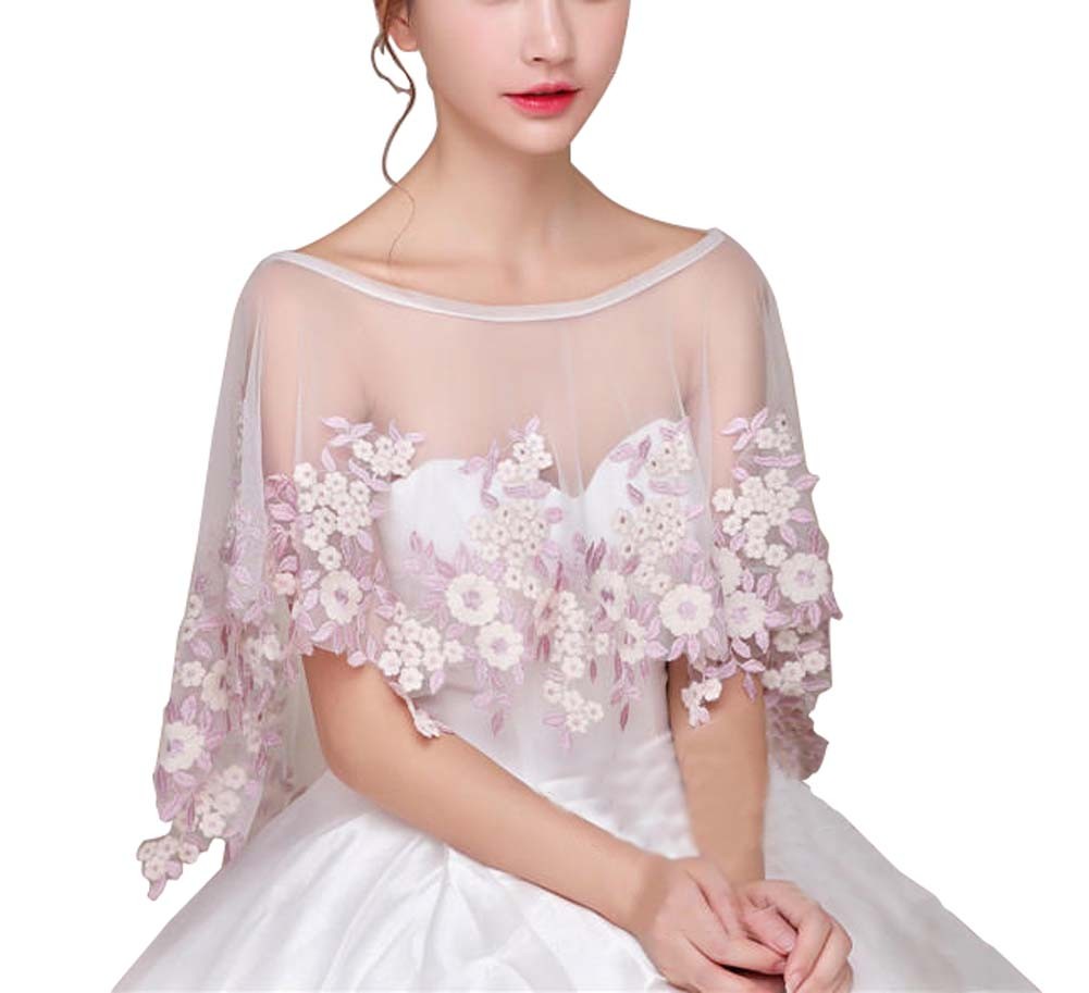 Fashion Style Women's Wedding Dresses Lace Bridal Shawls S