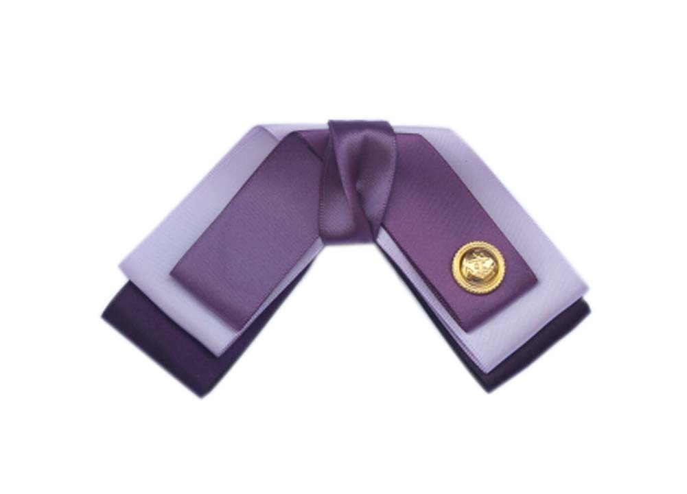 Professional Neckties for Women Compact Wear Ties(Golden Button)