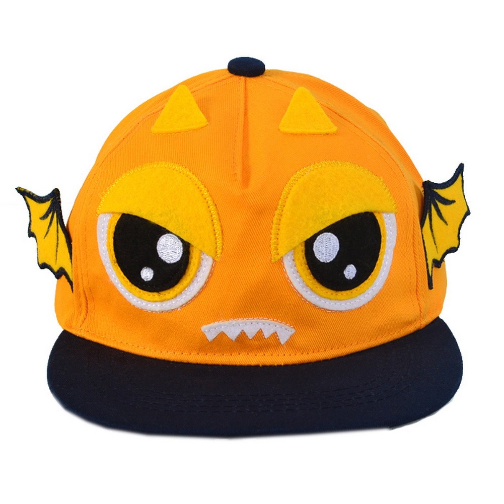Fashion Toddler Cap Orange Demon Flat Cap