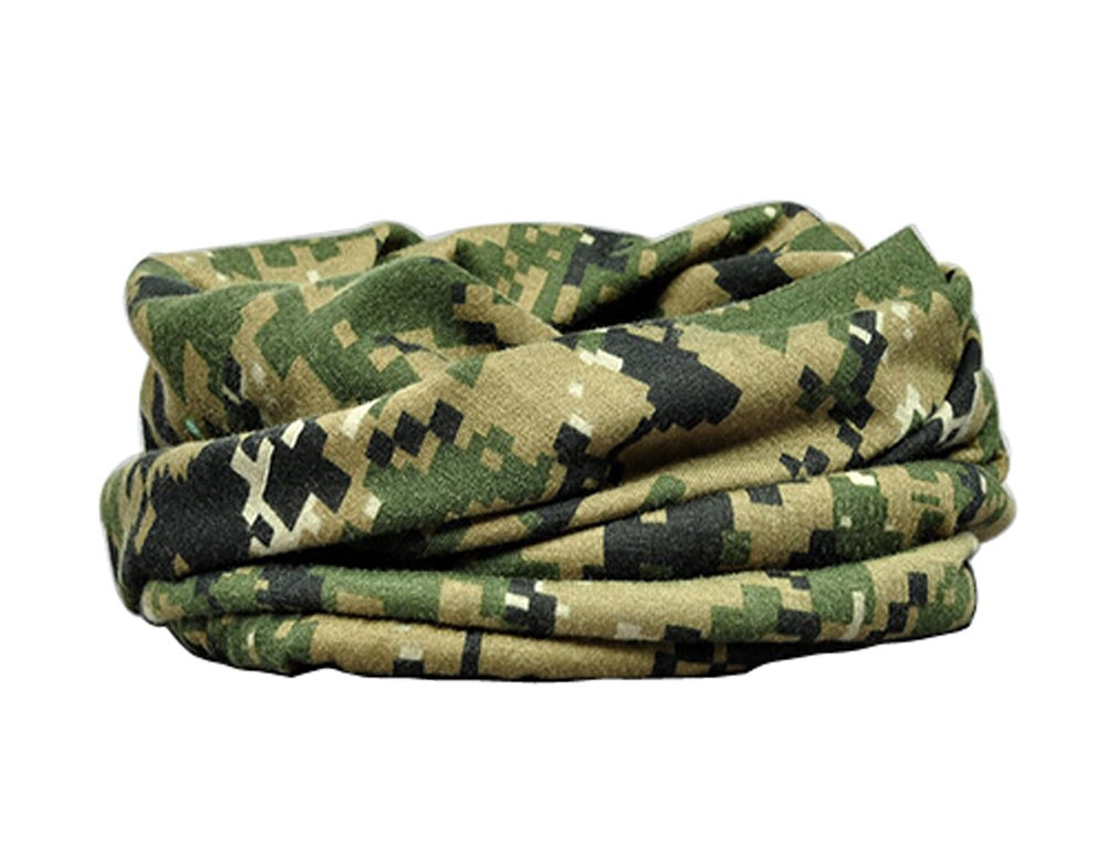 Cycling Hiking Windproof Neck Gaiter, Camouflage Pattern