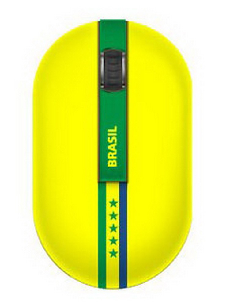 World Cup Wireless Mouse 2.4GHz Optical Mouse Souvenir Edition Mouse BRASIL