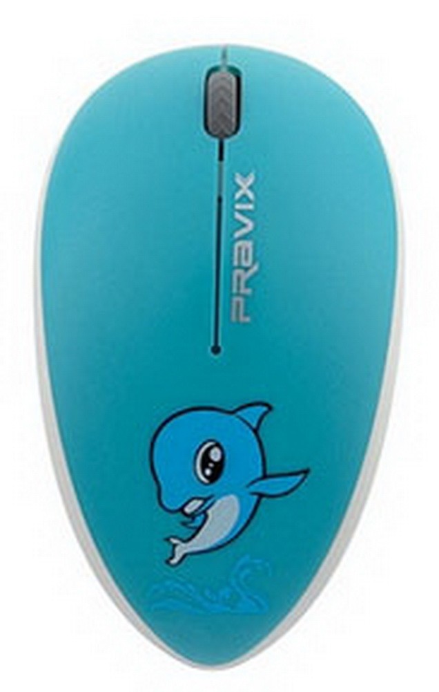 Office Wireless Mouse 2.4 GHz Optical Lovely Mouse SVE Computer Mice BLUE