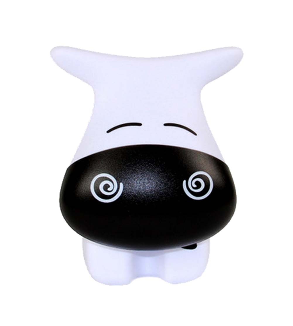 Creative Cute White Cow USB Lamp, Rechargeable LED Reading Lamp