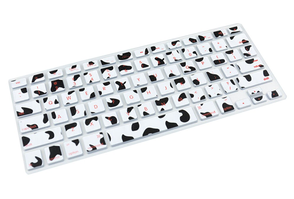 Classic Cow Pattern Keyboard Cover Silicone Skin for MacBook Pro Retina 13"