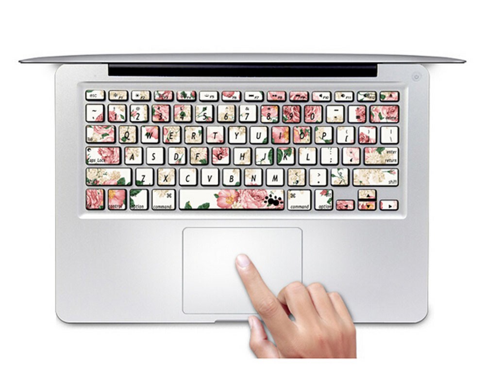 Fashion Ultra-thin WHITE Amento Keyboard Stickers / Decals For SAMSUNG450R4