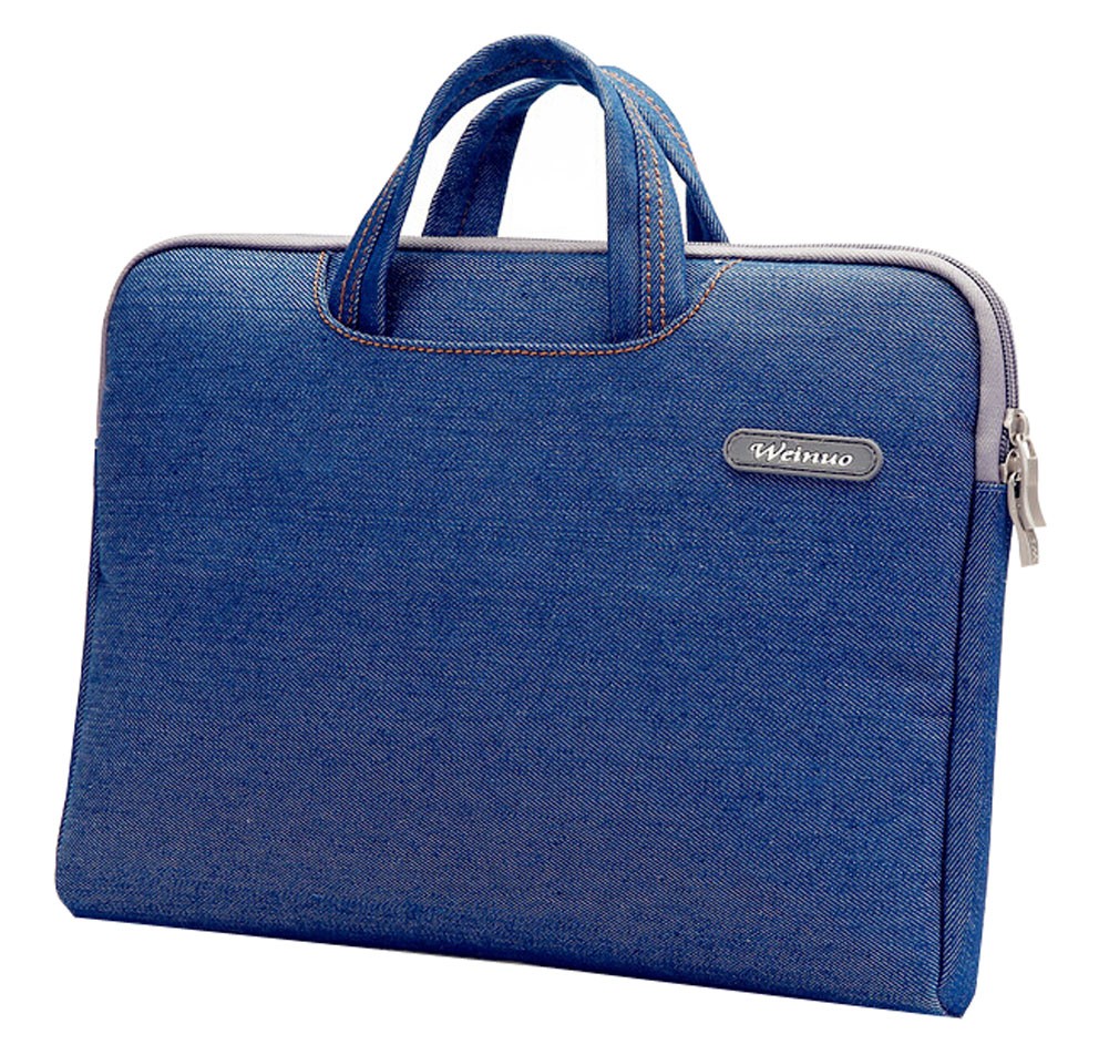 Fashion 14 Inch Laptop Sleeve Simple Professional Protective Sleeve DENIM BLUE