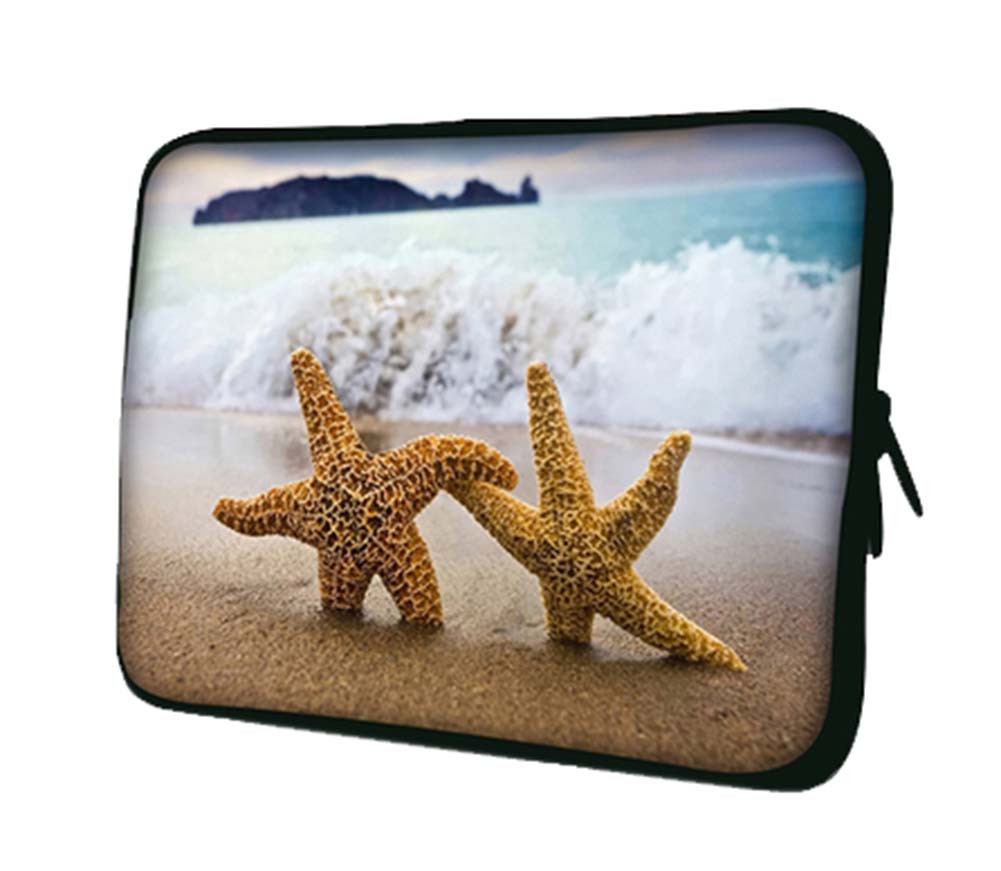 Creative Starfish Pattern Laptop/Tablet Computer Bags, Protective Sleeves