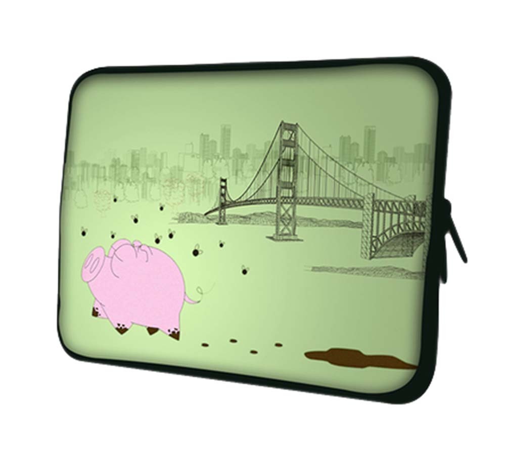 Cute Pig Pattern Laptop/Tablet Computer Bags, Protective Sleeves