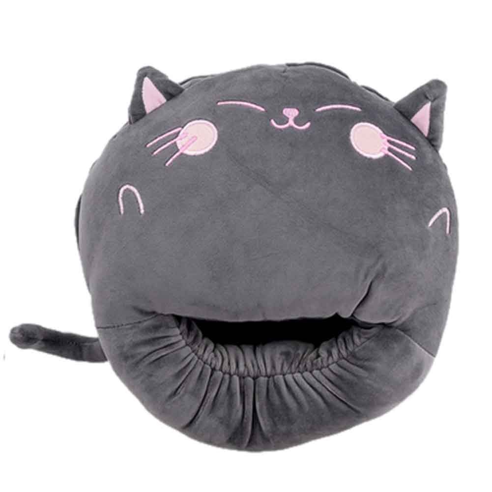 Multi-use Washable Winter Plush Slipper USB charging Heating Foot Warmer For Home and Office #Cat