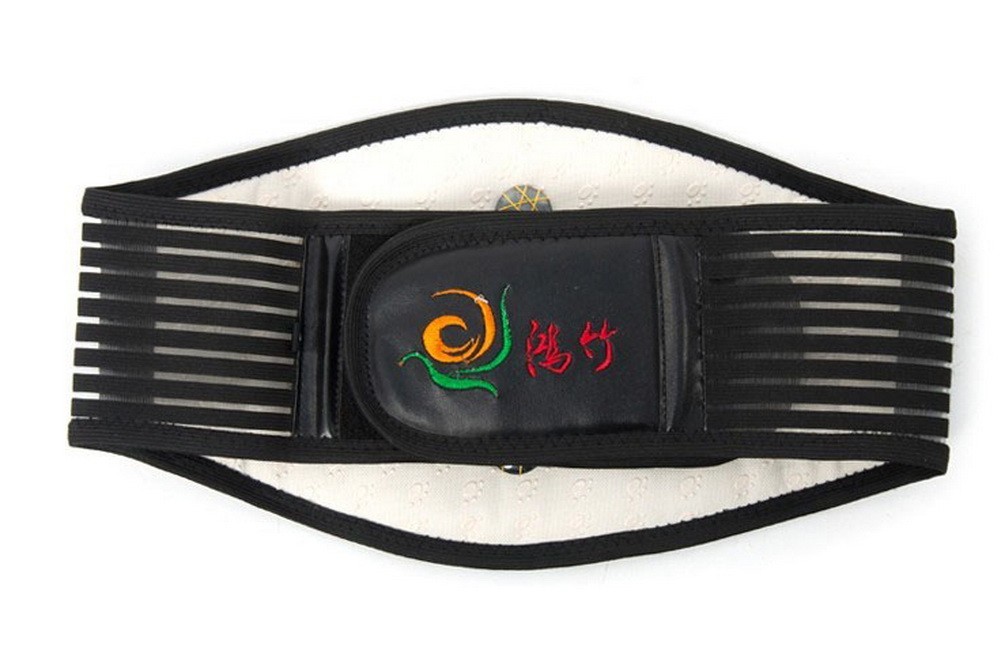 Bamboo Charcoal Magnetic Therapy Waist Belt for Scoliosis, M