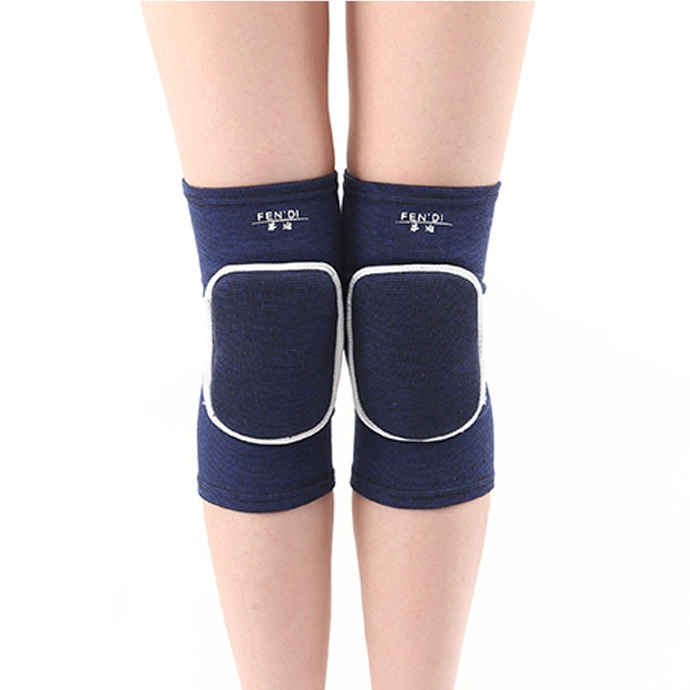 Knee Brace Sleeve for Sports, Yoga, Dance, Arthritis, Joint Pain, Blue(L)