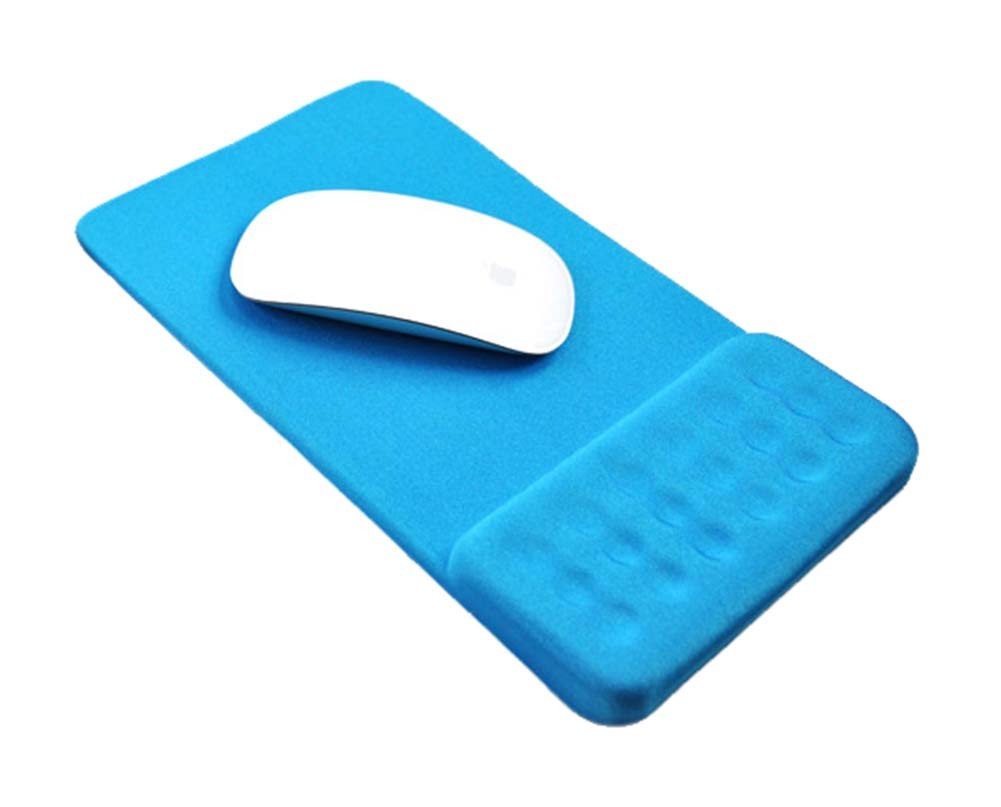 Massage Wrist Mouse Pad Breathable, Blue