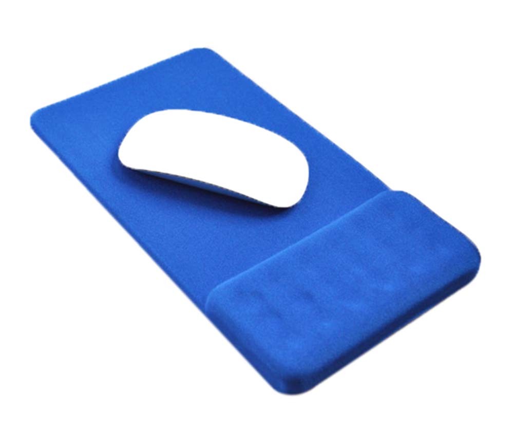 Massage Wrist Mouse Pad Breathable, Deep Blue