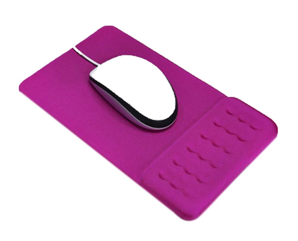 Massage Wrist Mouse Pad Breathable, Rose Red