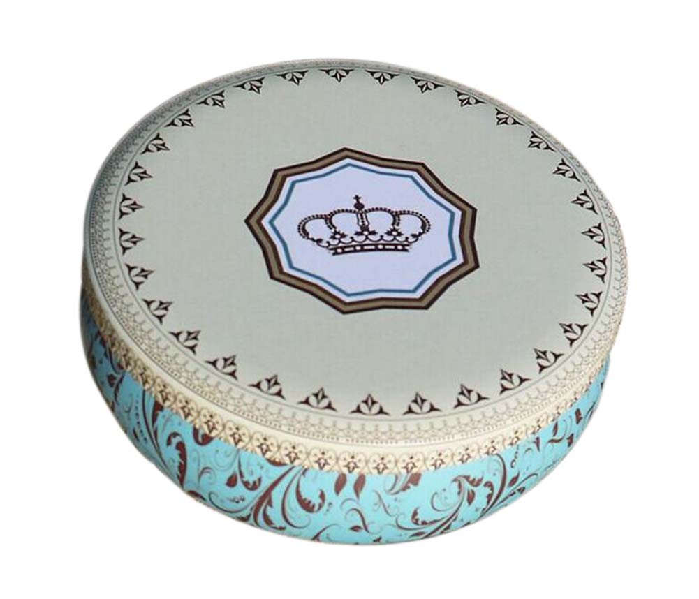 Round Cute Pill Boxes Candy Metal Case Storage Box, Imperial Crown