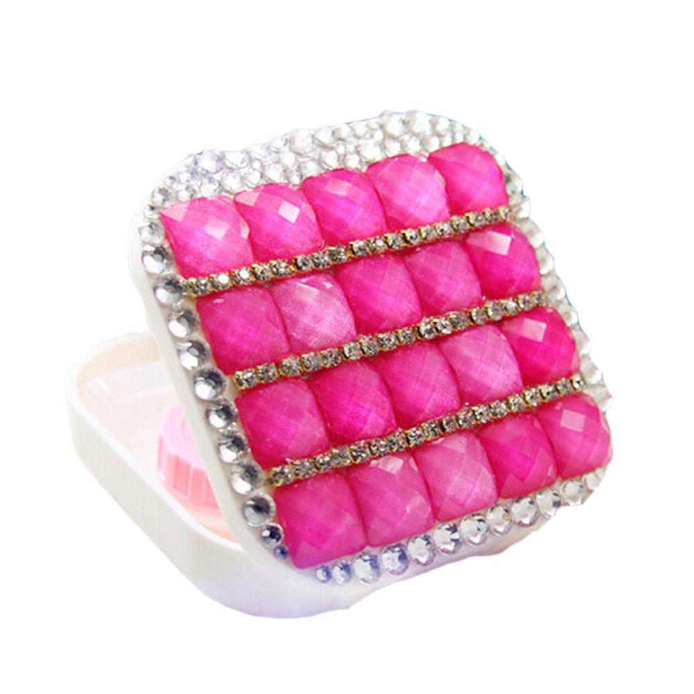 [HOT PINK] Special DIY Contact Lenses Box Case/Holders Storage Container