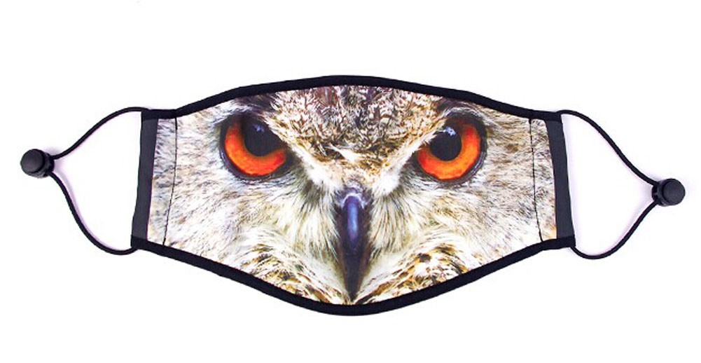 Creative Summer Uv Sunscreen Dust Proof Breathable Cotton Mask-Owl