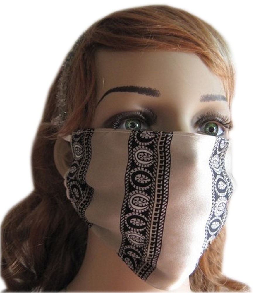 Summer Popular UV Protection Dust Proof Mulberry Silk Sanitary Mask- Khaki