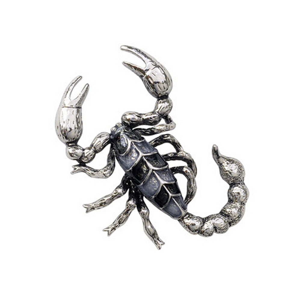 Men's Business Suit Brooches Pins Women Scarf Brooch, Scorpion