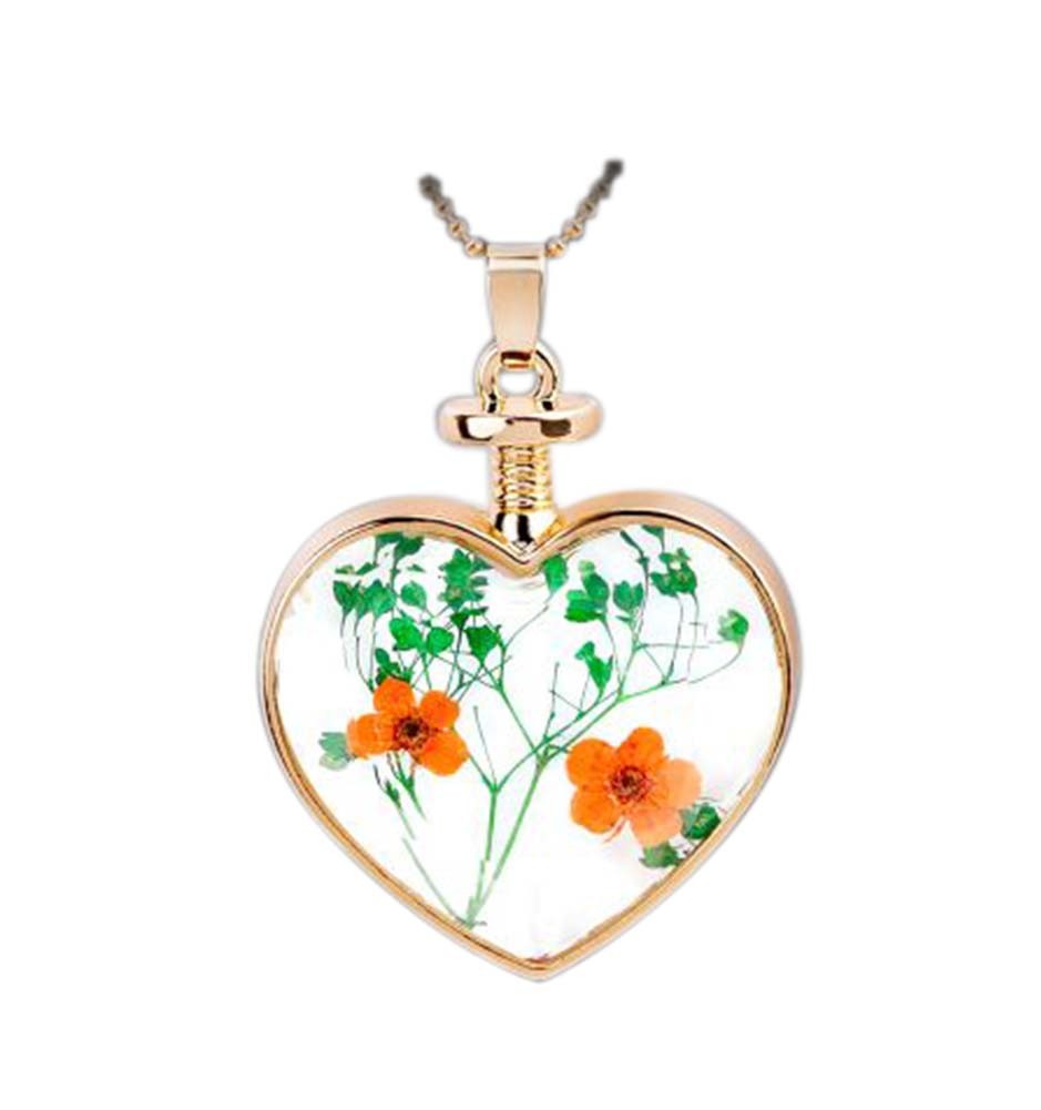 2 Pieces Of Nice Flower And Leaf Specimens Pendant For Wishing Bottle Necklace