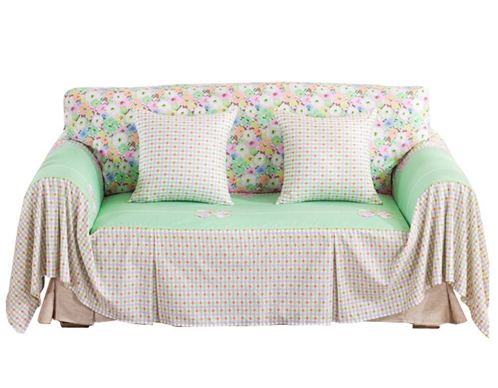 200*260CM Loveseat Furniture Protector Slipcover, Oyster Green