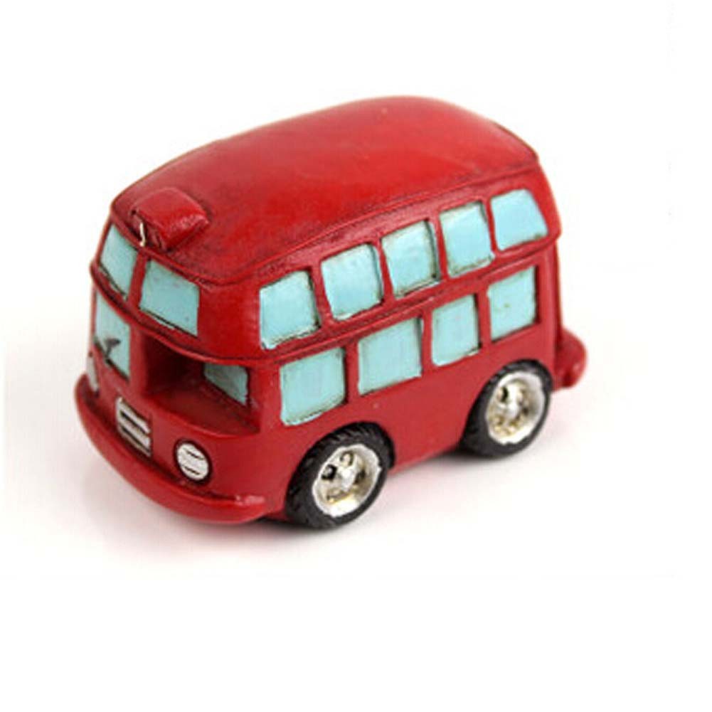 Creative Gifts Resinous Double-Decker Bus Model (6.5CM)