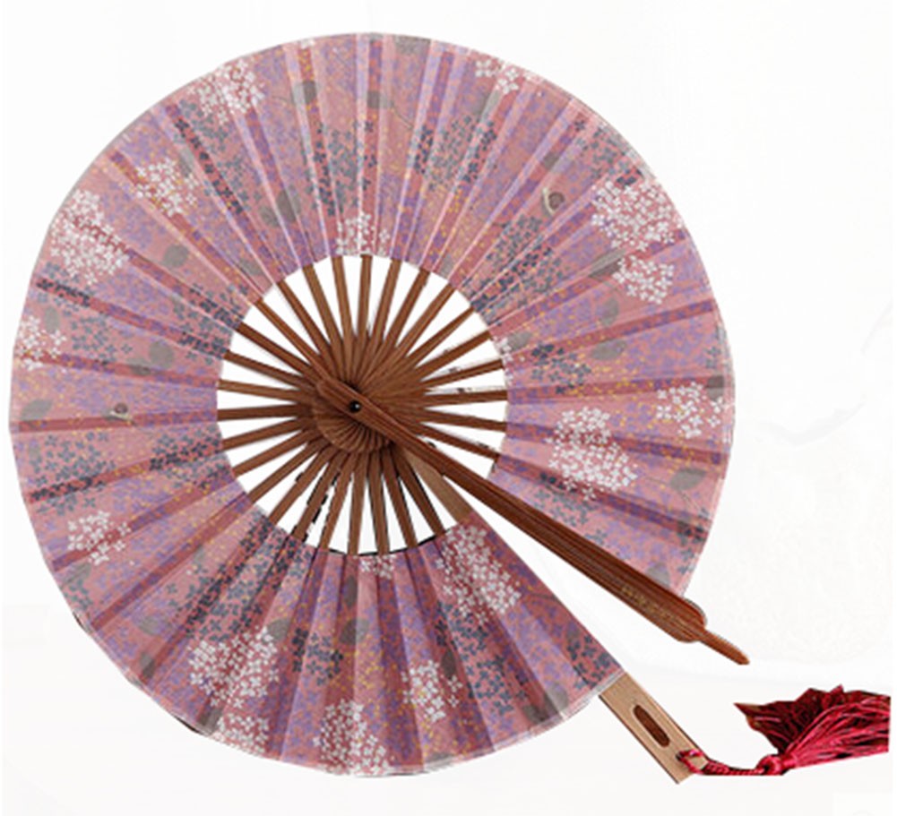 Creative Windmill Round Folding Fan Summer Folding Fan