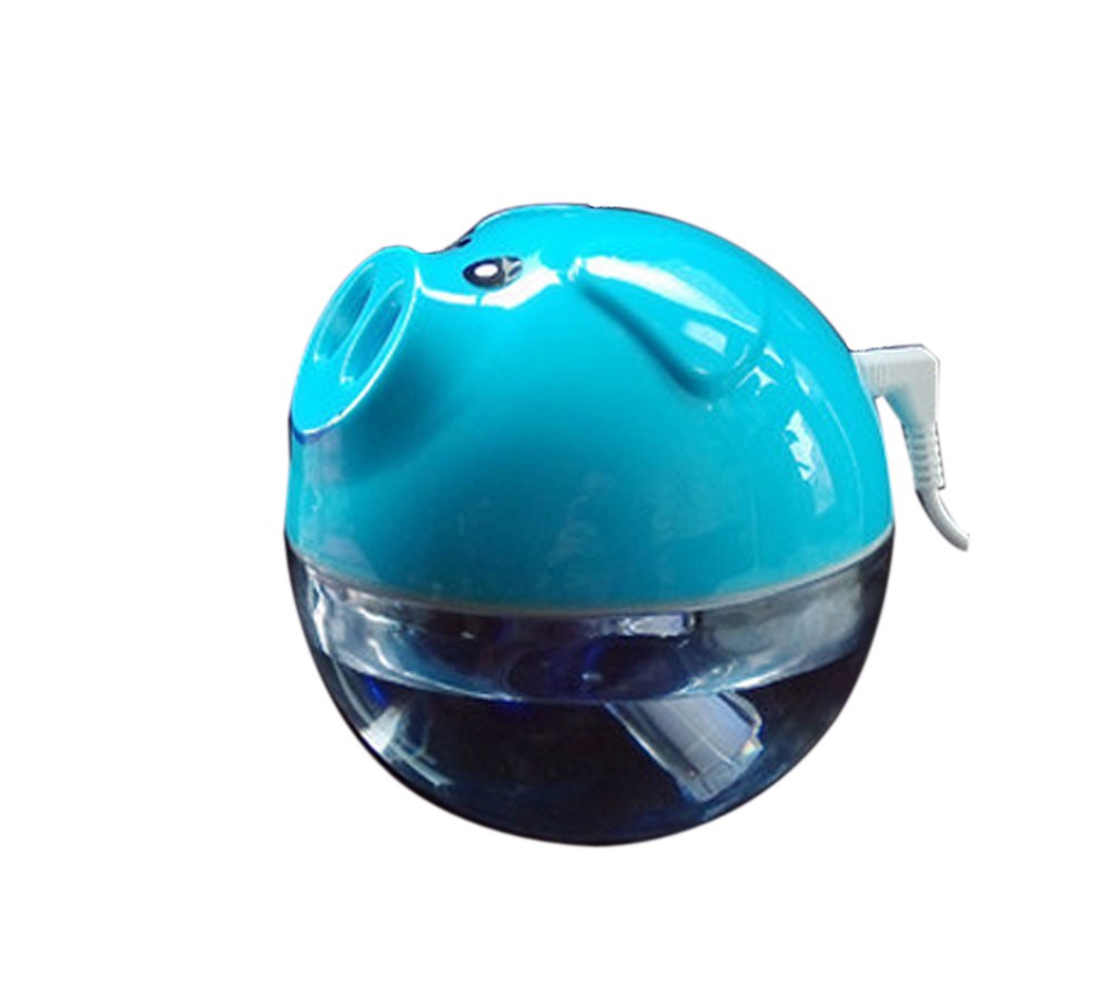 Mini Piggy Portable USB Air Freshener Humidifier, Blue