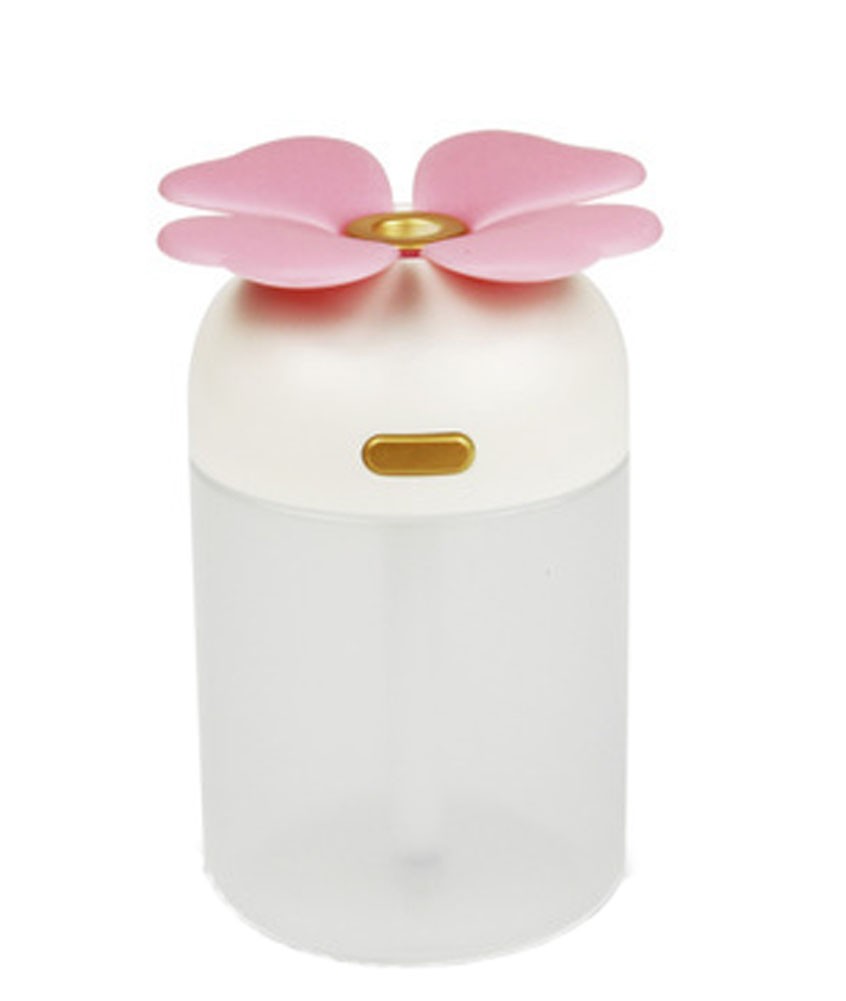 Mini Four-Leaf Clover Portable USB Air Freshener Humidifier, Pink