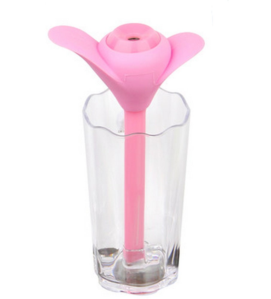 Mini Clover Portable USB Air Freshener Humidifier, Pink