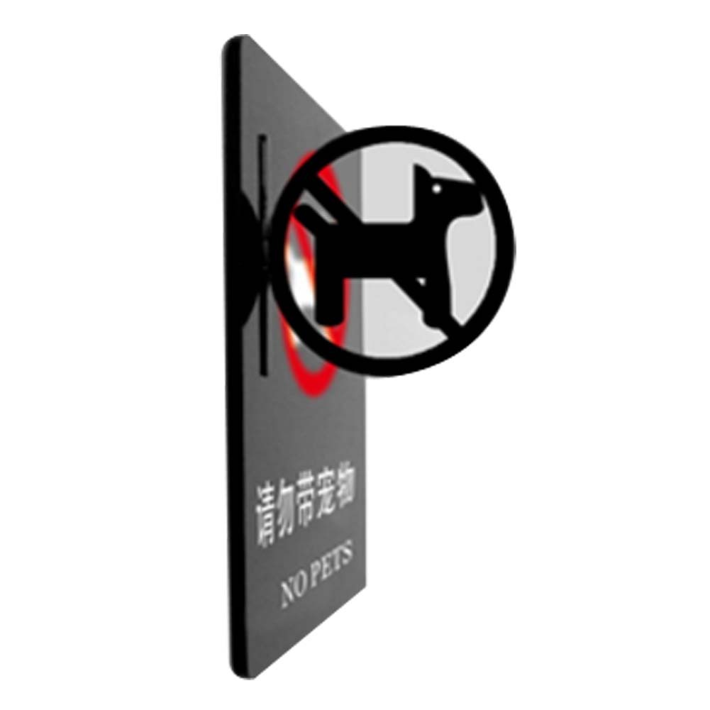 [NO PETS] Acrylic Signpost Department Creative Sign Doorplate Warning Sign