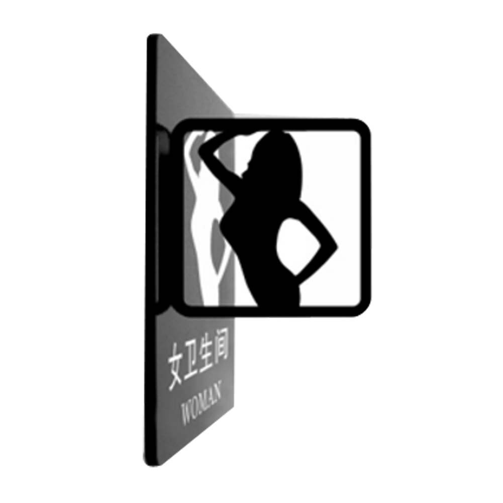 [WOMAN] Acrylic Signpost Department Creative Sign Doorplate Warning Sign