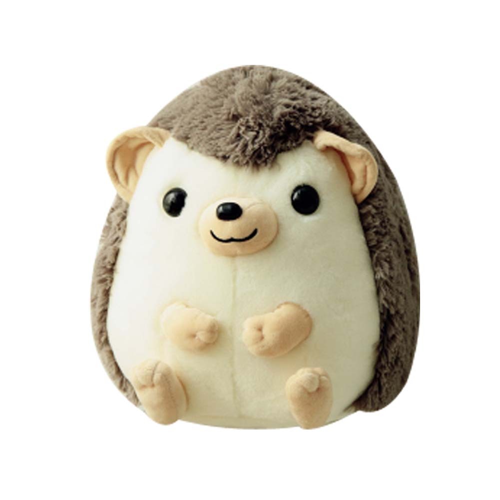 Small Hedgehog Doll Plush Toy Simulation Cushion Sleeping Pillow Great Gift Grey