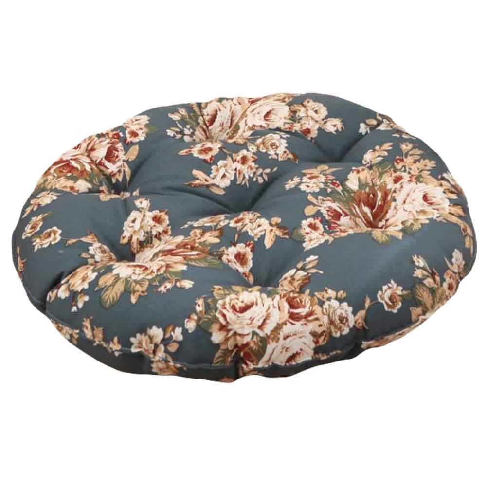 Rose - 40cm Cotton Chair Pad Futon Cushion Floor Round Seat Cushion Tatami