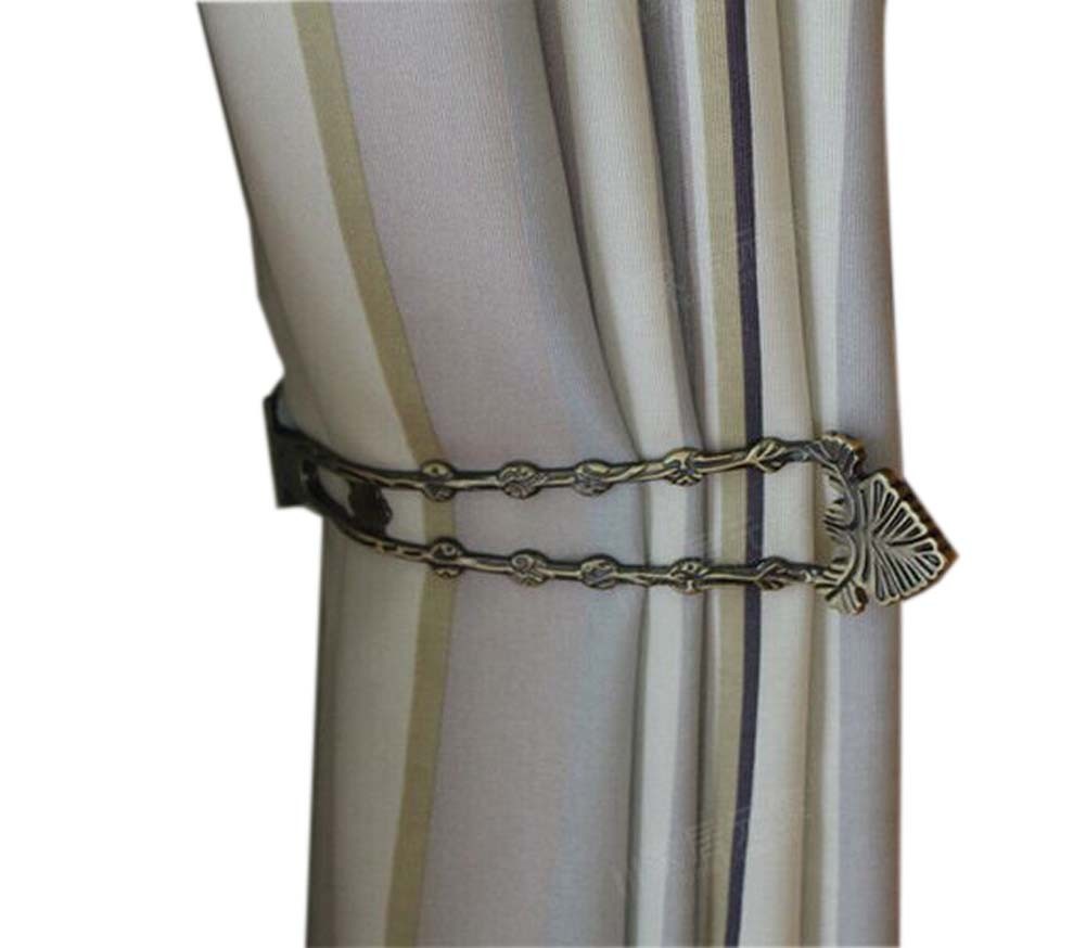 2 Pieces Curtain Pierced Decorative Tiebacks/Buckles/Holders, 24*5.5cm