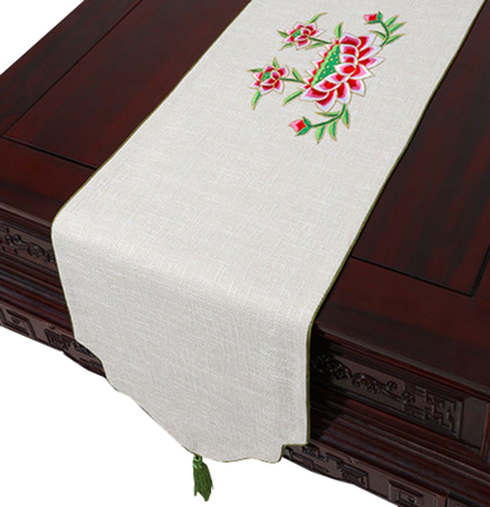 Cloth Linen Table Runner Coffee Table Cloth Drape Modern Tablecloth