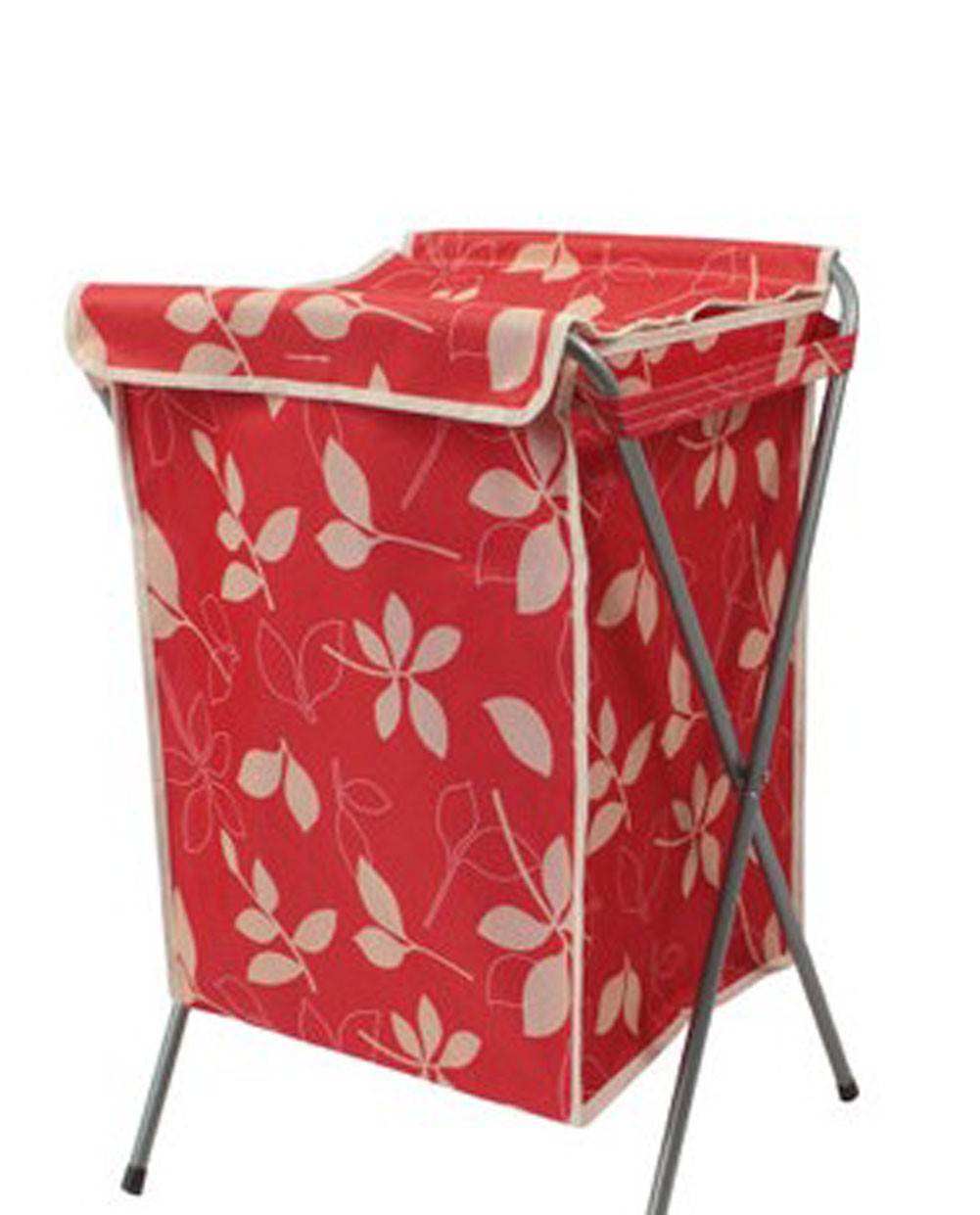 Household Essentials Foldable Laundry Basket With A Cover(66*40*35cm) RED