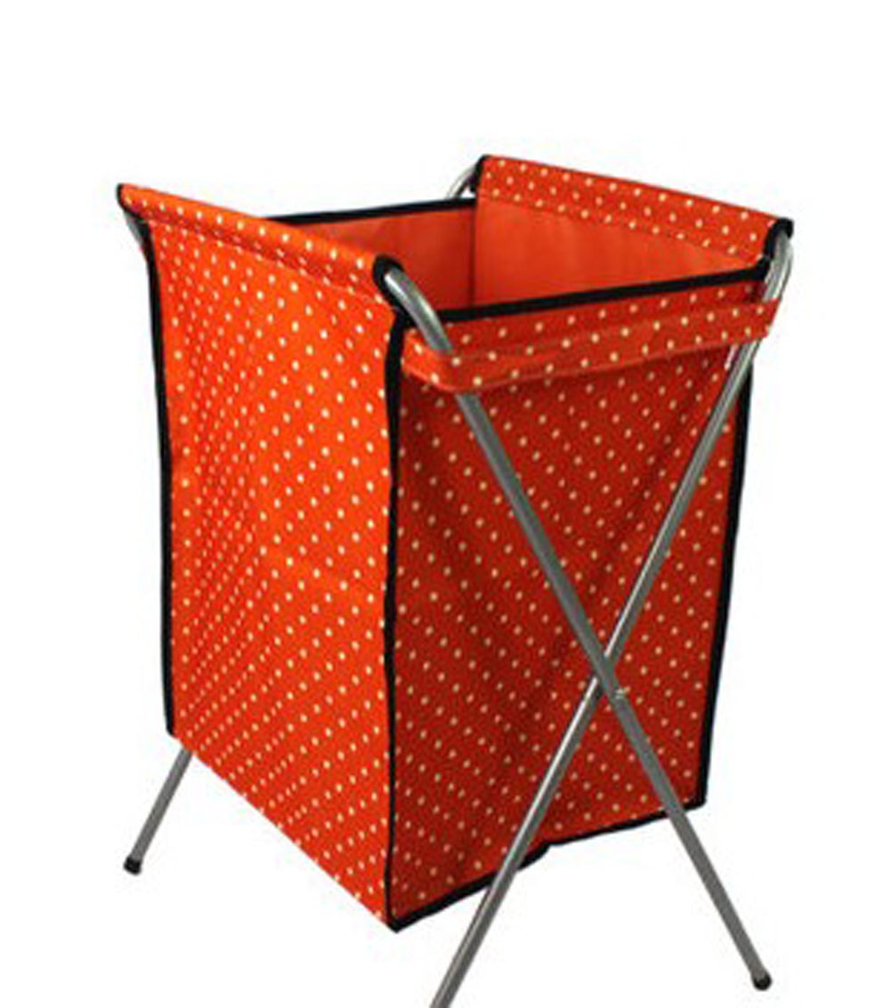 Household Essentials Foldable Laundry Basket (66*40 *35cm) ORANGE