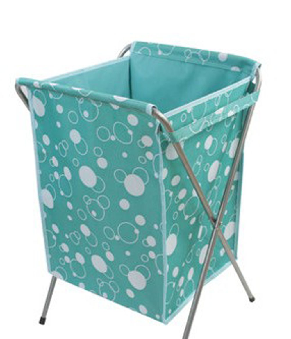 Household Essentials Foldable Laundry Basket (66*40 *35cm) BLUE