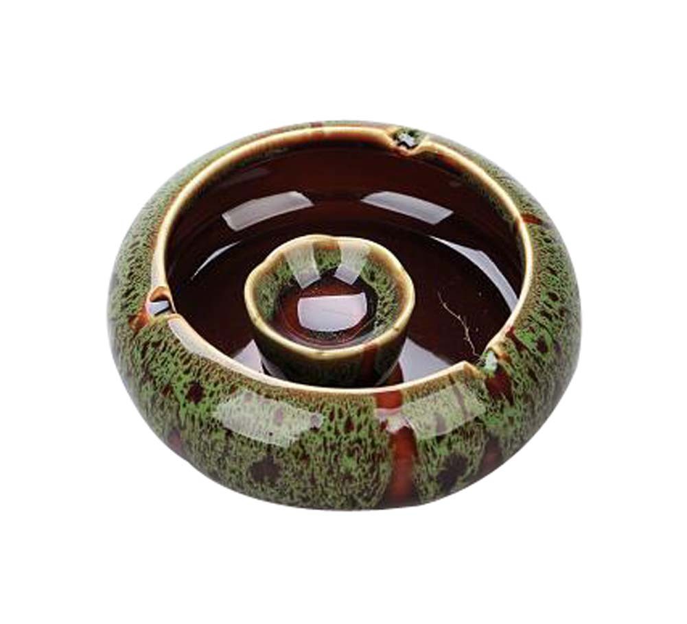 Functional Simple Ashtrays Home Office Decoration Ashtrays (Emerald GREEN)
