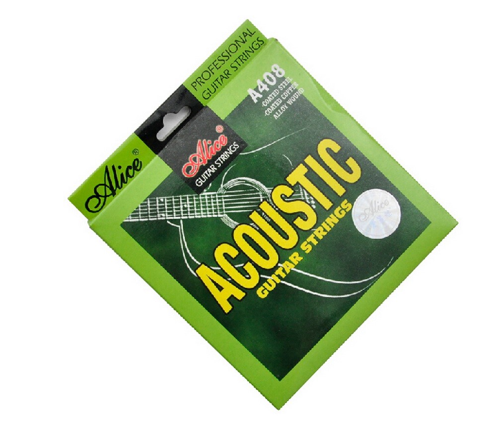 Pro Guitar Strings Steel Core Acoustic Guitar Strings, One Set, Light