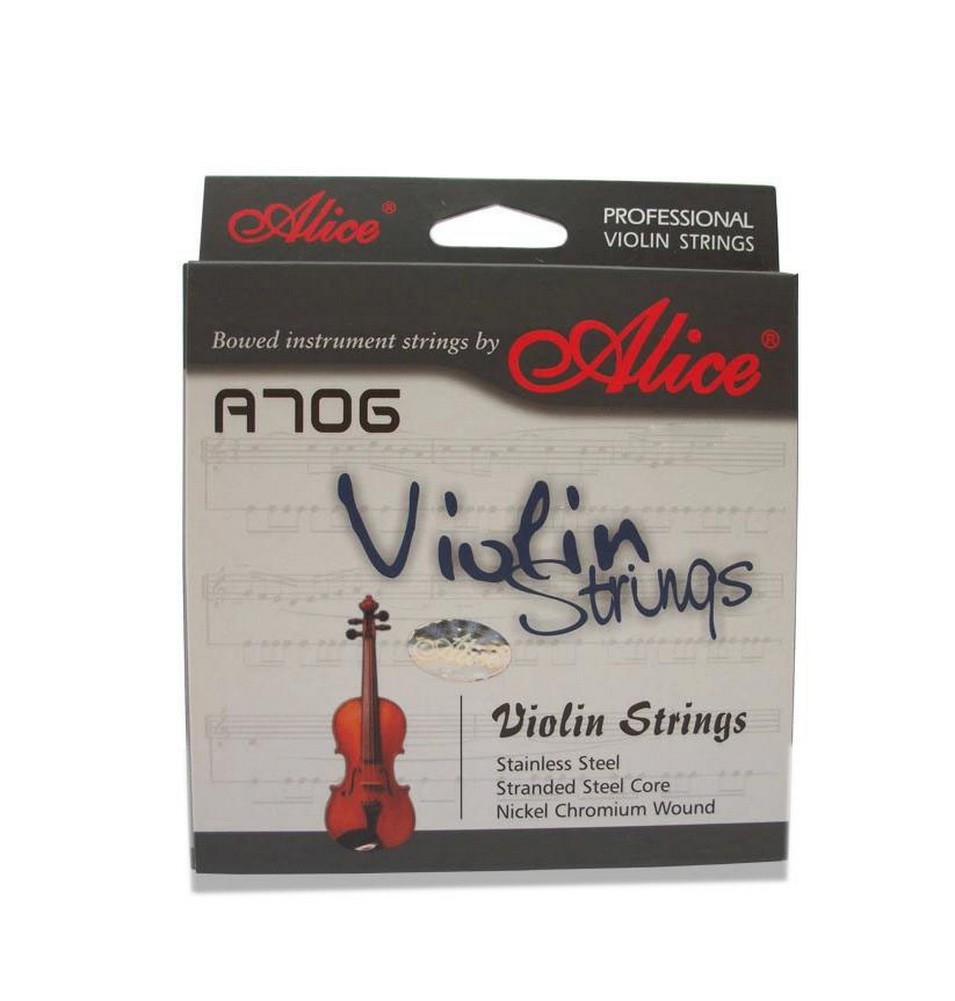 Pro Steel Violin Strings Set 4 Strings G, D, A & E, Medium
