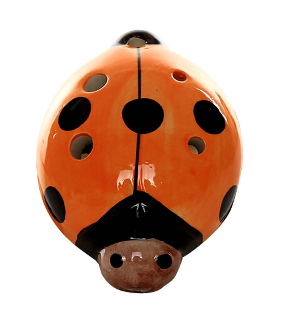 Musical Instrument Ocarina for Child/Beetle Ocarina, 6 Holes/Orange