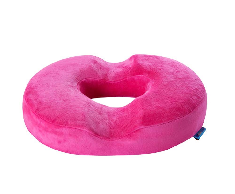 Breathable Comfy Memory Foam Cushion Of The Office/Car(Rose Red)