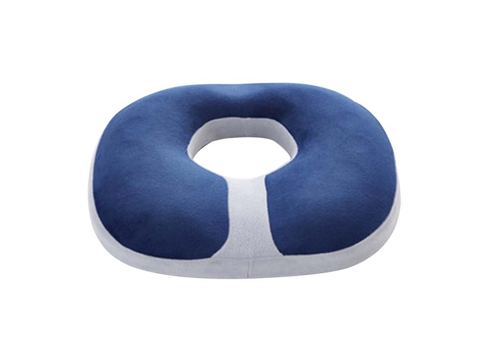 Ventilate Comfortable Memory Foam Cushion Of The Office/Car(Navy)