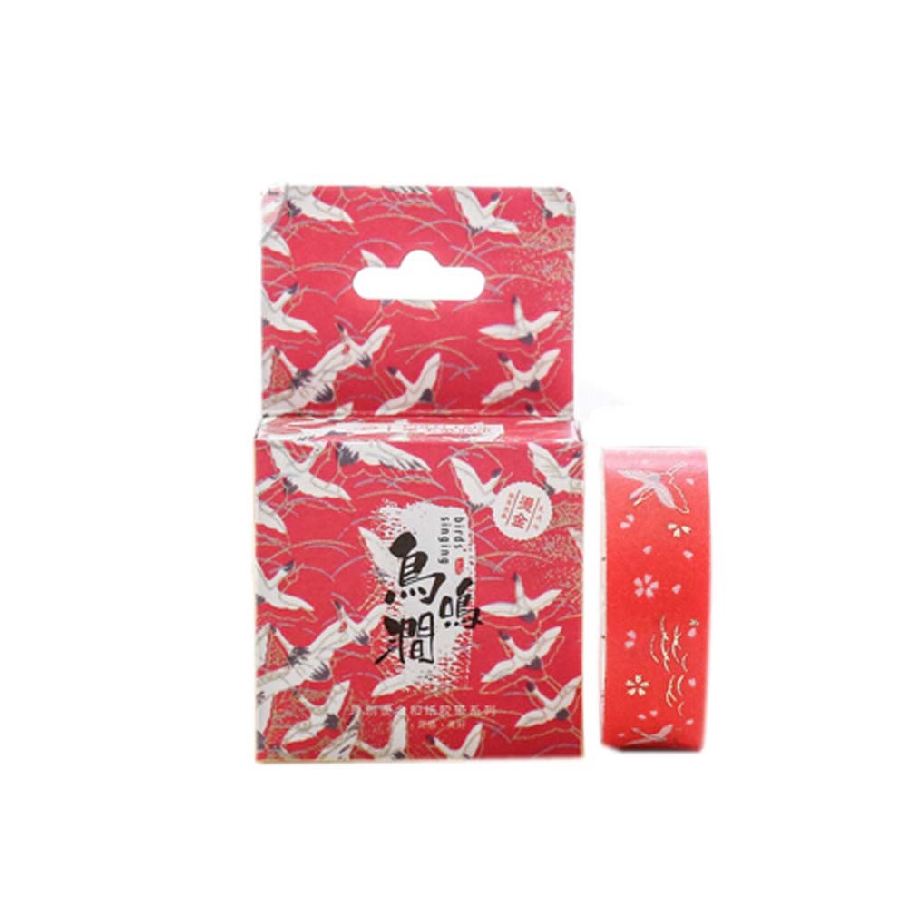 Set of 3 Rolls Bird Decorative Tape Scrapbooking Paper Sticker