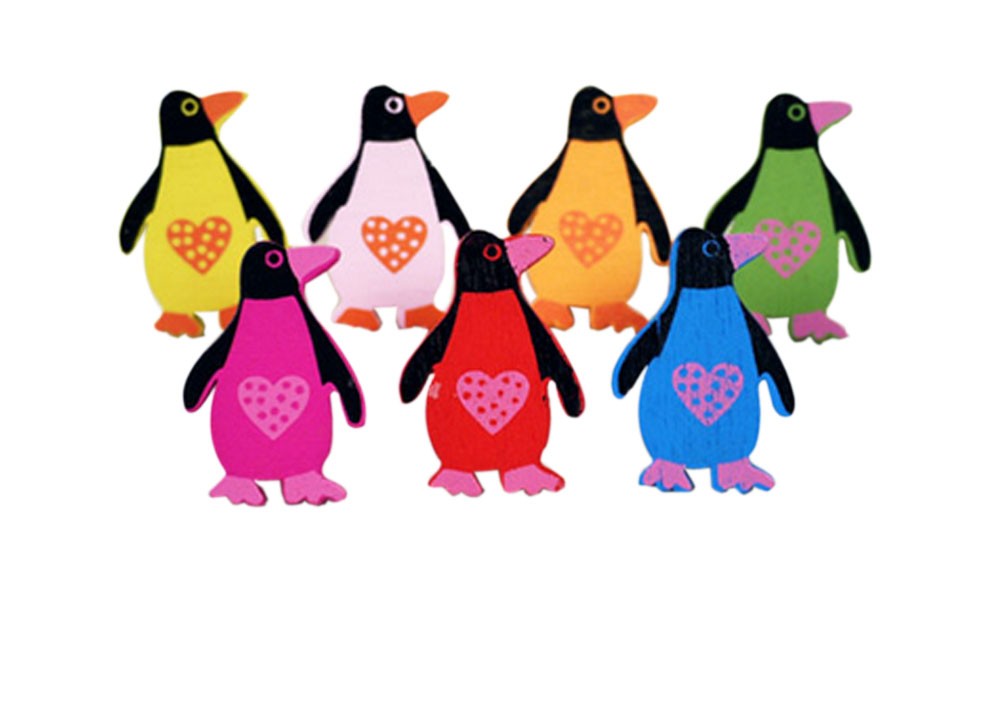 Creative Office Item/Cartoon Penguin Series Pushpins/50 Piece/Random Style