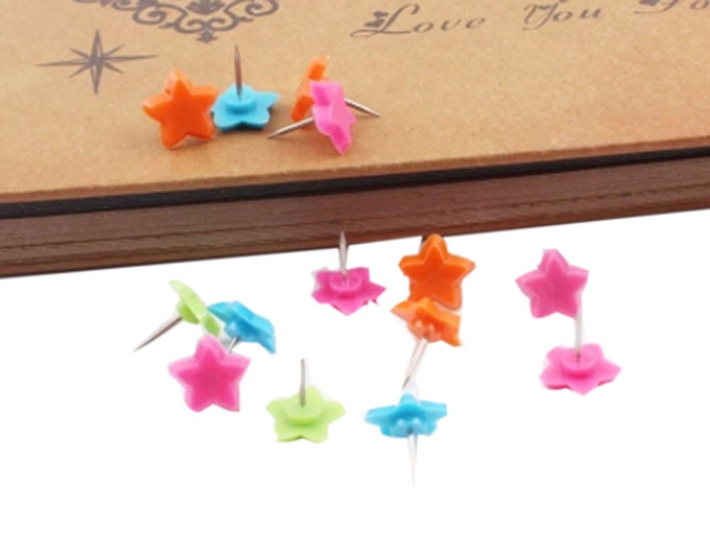 Little Star Pushpins Drawing Pin 50 Pcs for shcool or office